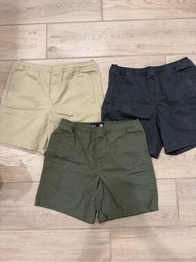 RSQ Men's Shorts - Olive, Khaki, Black